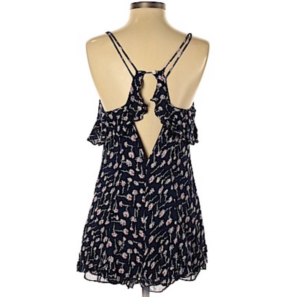 Urban Outfitters Kimchi Floral Blue Romper - Picture 5 of 5